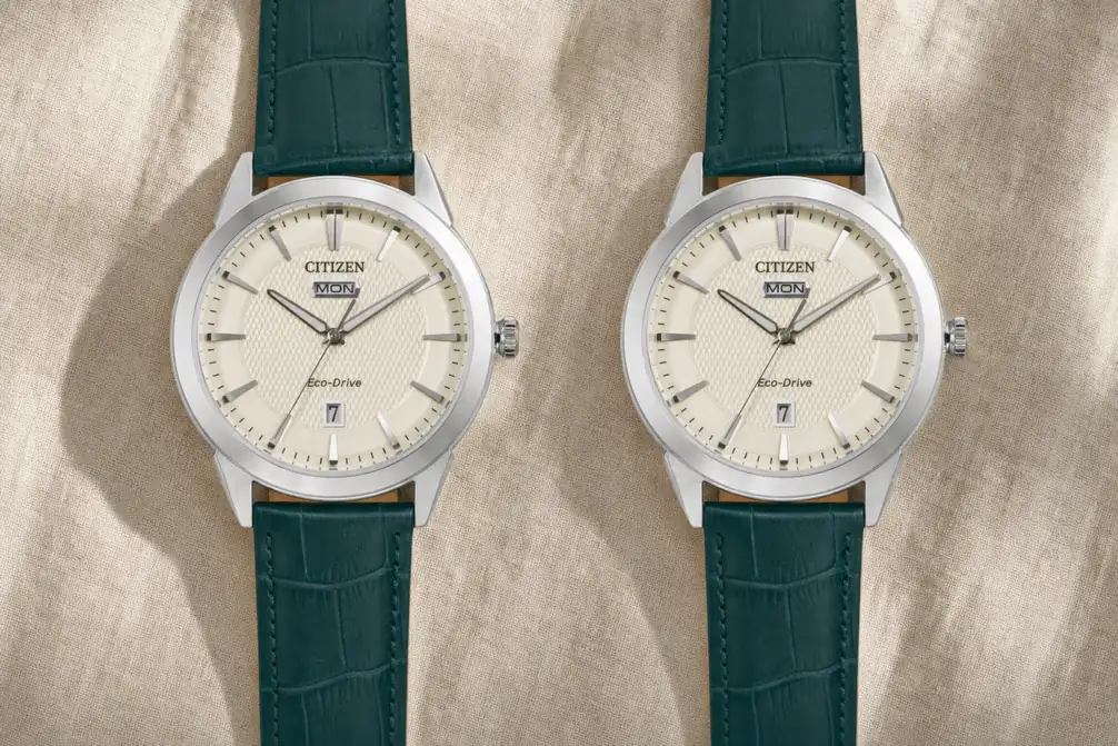 A mesma peça é anunciada como Eco-Drive numa loja e como solar em outra.